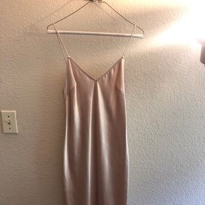 Satin Maxi Evening Dress